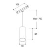 Tal Lighting FUNNEL SUSPENSION 150 TRACK 48V Schienenleuchte