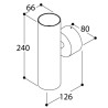 Tal Lighting FUNNEL WALL DOUBLE GU10 Wandlampe