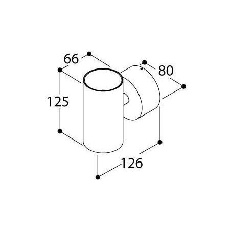 TAL FUNNEL WALL SINGLE GU10 wall lamp