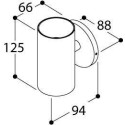 TAL FUNNEL WALL SINGLE WC wall lamp