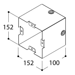 TAL LIGHTING GREGORIUS INSTALLATION BOX FOR VISIBLE CONCRETE