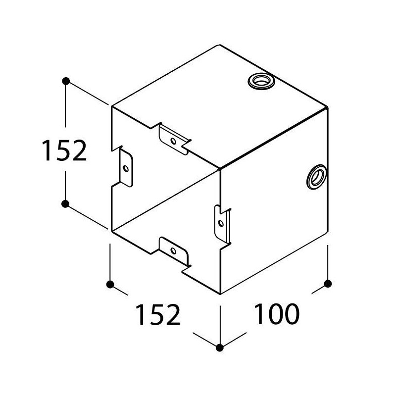 TAL LIGHTING GREGORIUS INSTALLATION BOX FOR VISIBLE CONCRETE