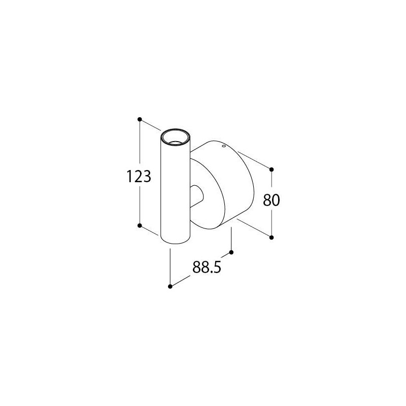 Tal Lighting HABANA SINGLE BEAM BASE CI MAINS DIMM Wandlampe