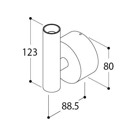 TAL HABANA SINGLE BEAM BASE CI MAINS DIMM wall lamp