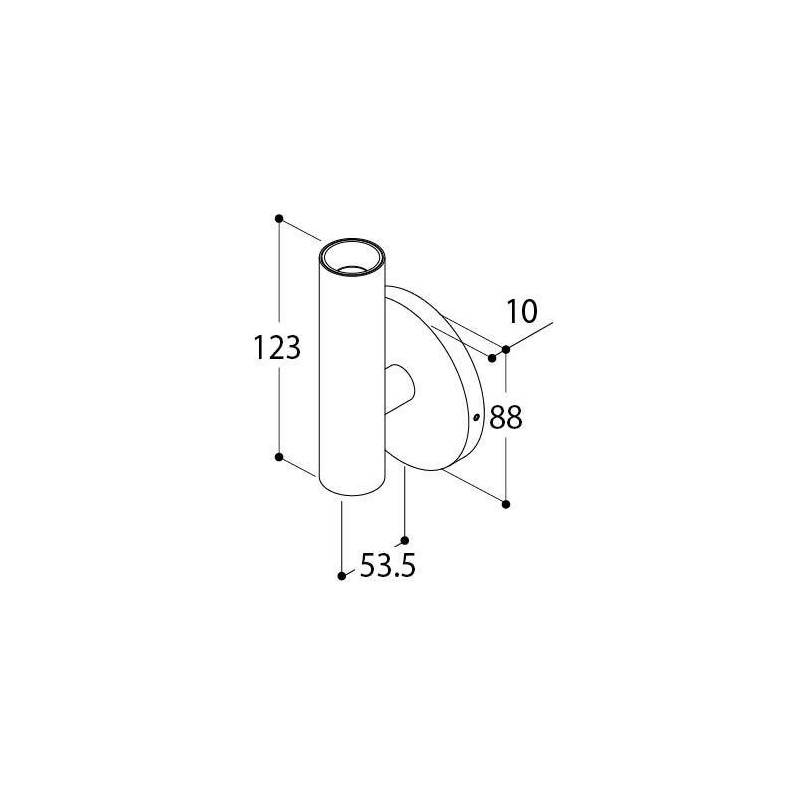 Tal Lighting HABANA SINGLE BEAM BASE WC Wandlampe