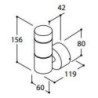 Tal HEKOWA SINGLE BEAM BEACON MAINS DIMM CI Wandlampe