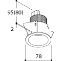 TAL HELAX 70 HALOLED LEAF recessed spot