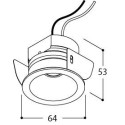 TAL HELAX SML LUX M LEAF IP65 - BEACH recessed spot