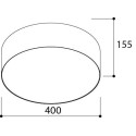 TAL HUBBLE 400 Surface Mounted ceiling lamp