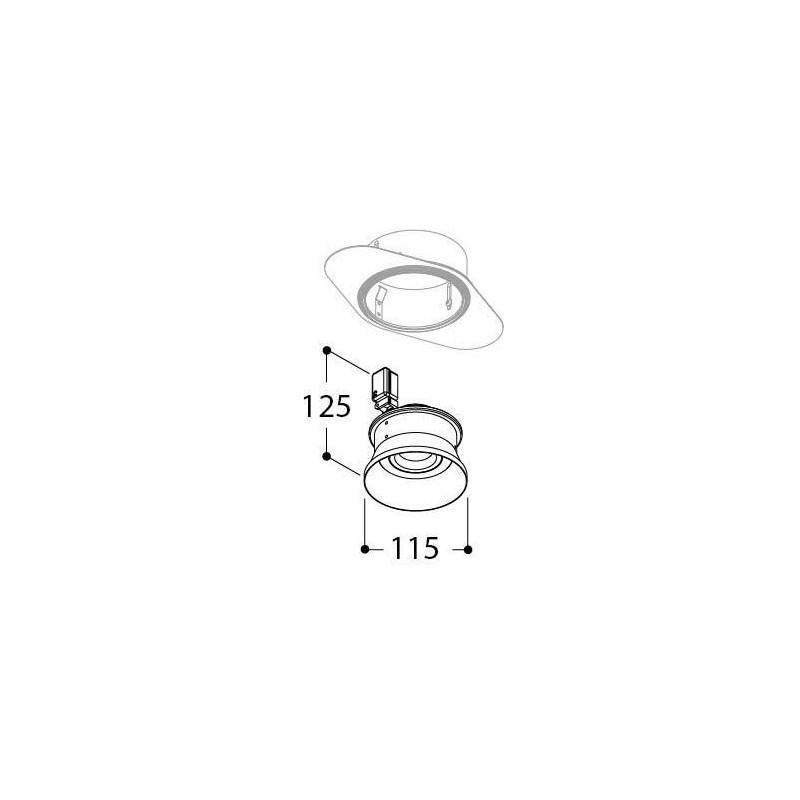 Tal Lighting INTANA HALOLED Einbaustrahler
