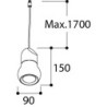 Tal Lighting KALEBAS LED M10 CI MAINS DIMMABLE Hängelampe