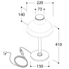 Tal Lighting KALEBAS TABLE (excl. glass) Tischlampe