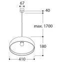 TAL LUZIEN dB E27 suspension lamp