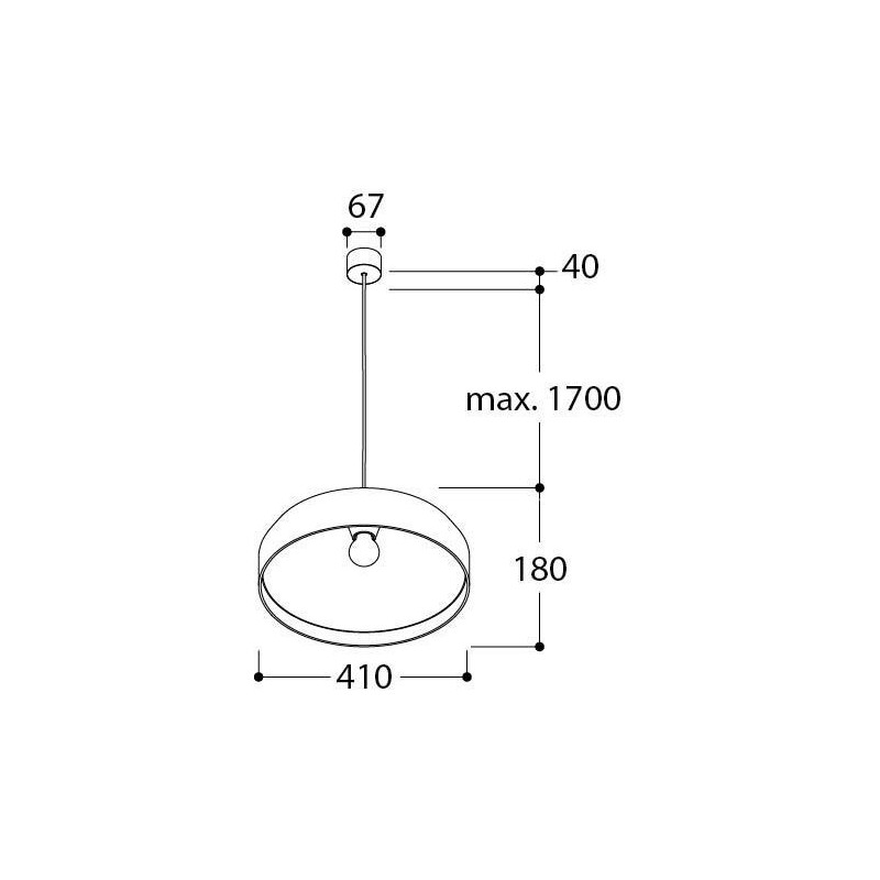 Tal Lighting LUZIEN dB E27 Hängelampe