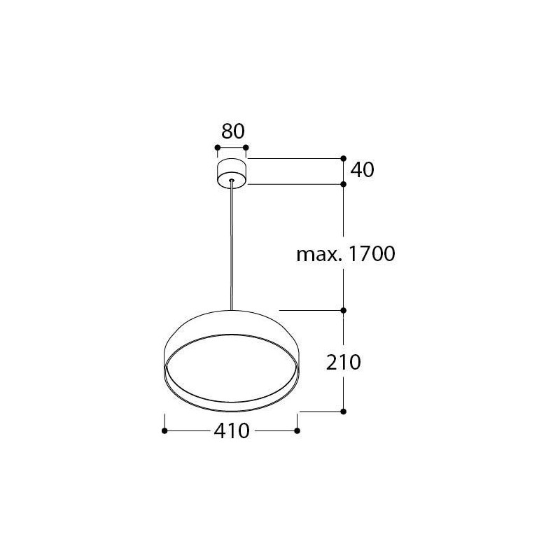Tal Lighting LUZIEN dB LED DIMMABLE Hängelampe