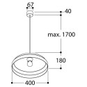 TAL LUZIEN E27 suspension lamp
