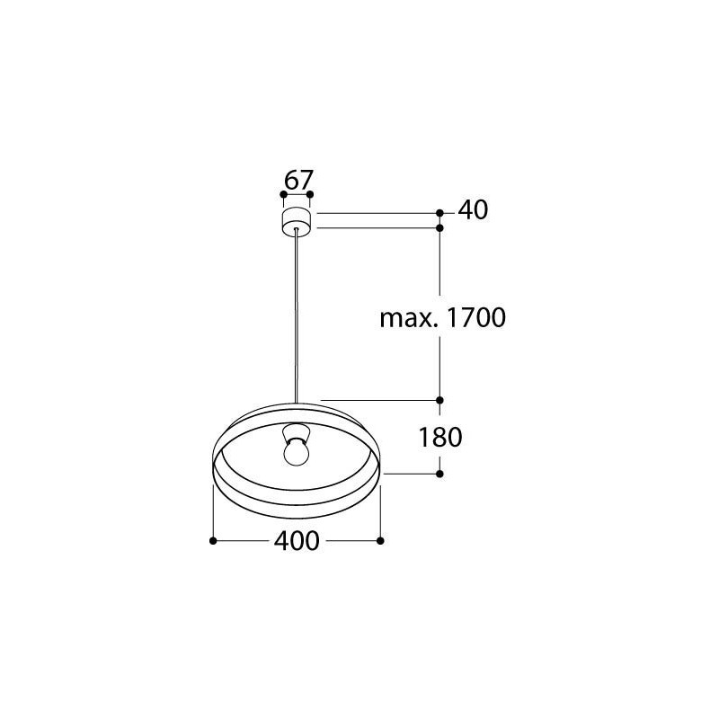 Tal Lighting LUZIEN E27 Hängelampe
