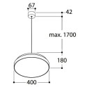 TAL LUZIEN SMD LED DIMMABLE suspension lamp