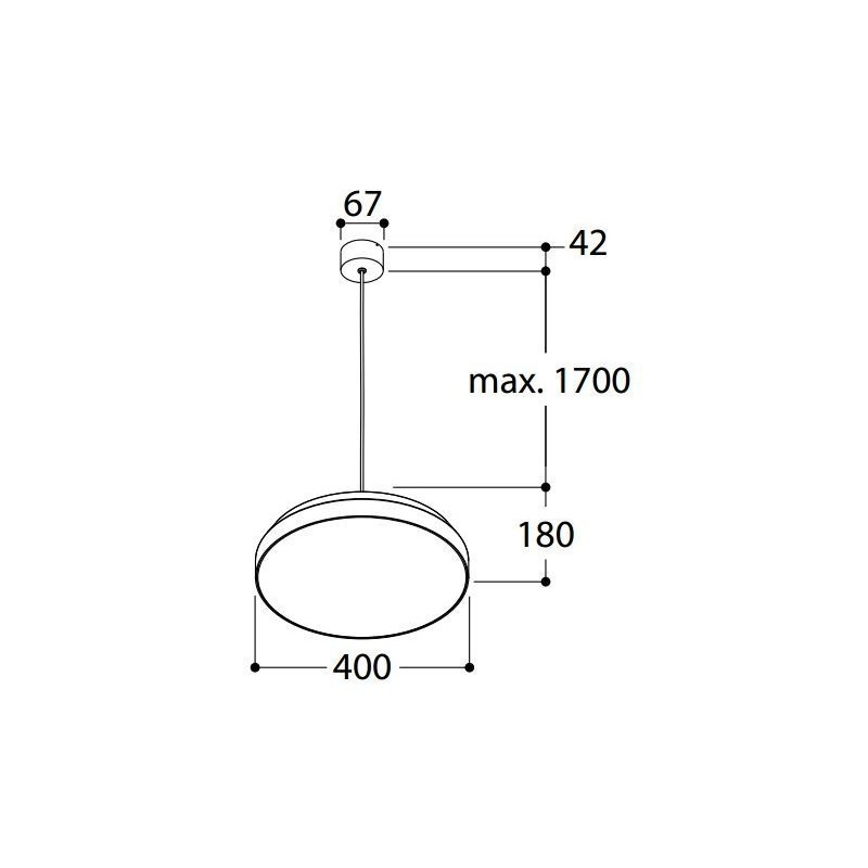 Tal Lighting LUZIEN SMD LED DIMMABLE Hängelampe