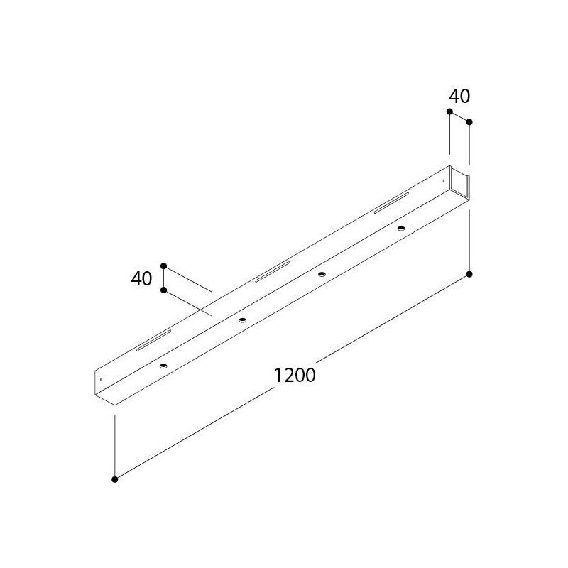 TAL LIGHTING M10 BASE PRO 4 (1200) CI 250mA MAINS DIMMABLE LC