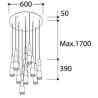 TAL LIGHTING M10 CLUSTERPLATE 11 (ROUND) 230V