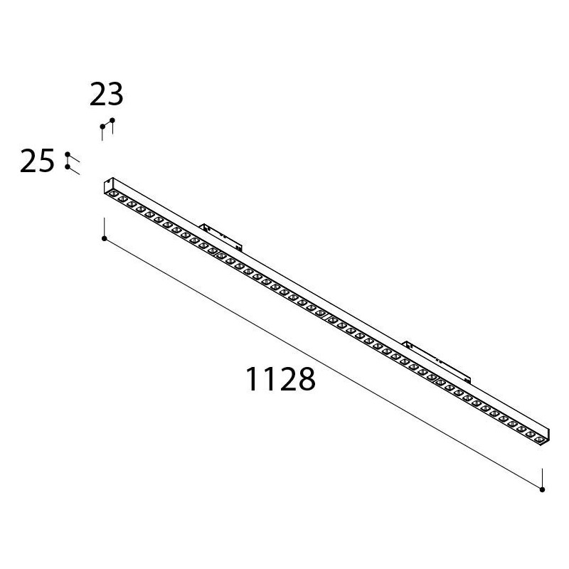 Tal Lighting MAGNETIC LED 48V L1128 UGR Schienenleuchte