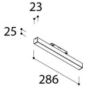 TAL MAGNETIC LED 48V L286 OPAL track lighting