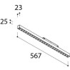Tal Lighting MAGNETIC LED 48V L567 UGR Schienenleuchte