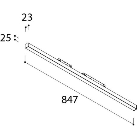 TAL MAGNETIC LED 48V L847 OPAL track lighting