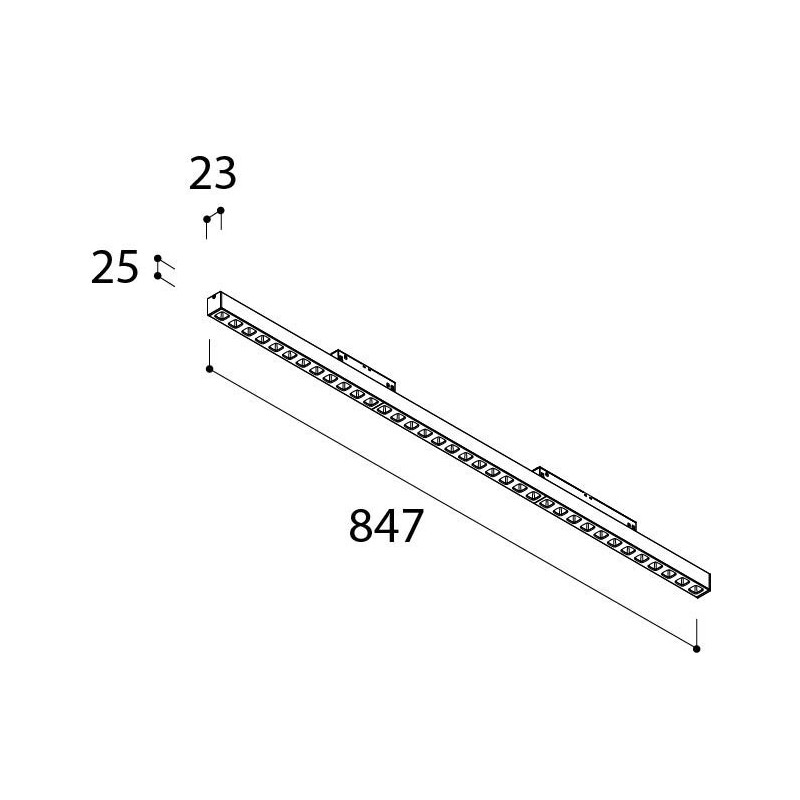 Tal Lighting MAGNETIC LED 48V L847 UGR Schienenleuchte