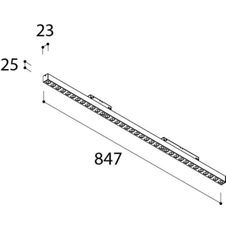 TAL MAGNETIC LED 48V L847 UGR track lighting