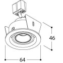 TAL MICRO ECLIPS LEAF recessed spot
