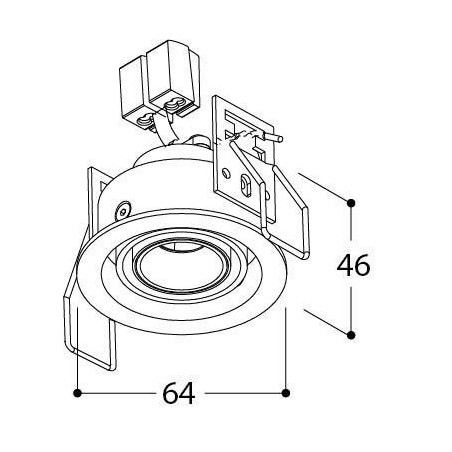 TAL MICRO ECLIPS TORSION recessed spot