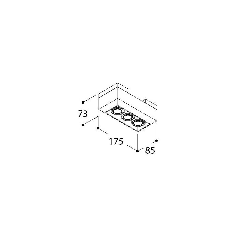 Tal Lighting MICRO INCAS 3 BOX + MODULE Einbaustrahler