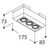 Tal Lighting MICRO INCAS 3 BOX + MODULE Einbaustrahler