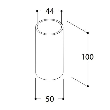 TAL MICRO OBO WC FLOORTUBE 