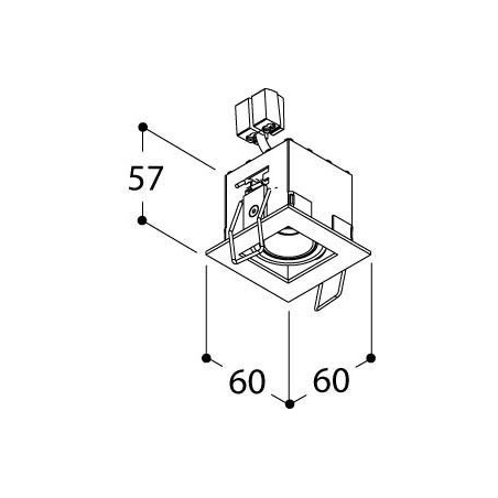 TAL MICRO TOMMY 1 TORSION recessed spot