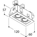 TAL MICRO TOMMY 2 LEAF recessed spot