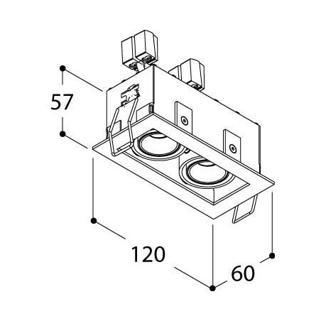 TAL MICRO TOMMY 2 TORSION recessed spot