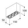 Tal Lighting MICRO TOMMY 3 CEILING CI MAINS DIMM Deckenlampe