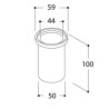 TAL LIGHTING MICRO UBO WC FLOORTUBE ACC BLACK