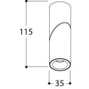 TAL MICROSCOOP ceiling lamp