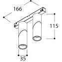 TAL MICROSCOOP TRACK 48V DOUBLE track lighting