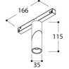 Tal Lighting MICROSCOOP TRACK 48V SINGLE Schienenleuchte