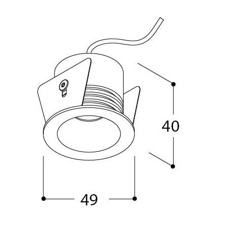 TAL MINI HELAX OUT 400  recessed spot