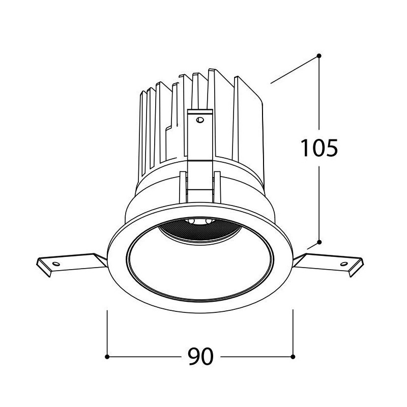 Tal Lighting MIX 13W ROUND Einbaustrahler