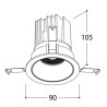 Tal Lighting MIX 13W ROUND Einbaustrahler