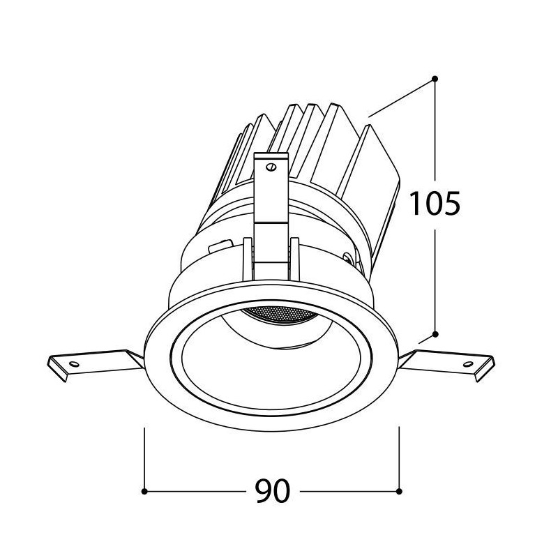 Tal Lighting MIX 13W ROUND FLEX Einbaustrahler