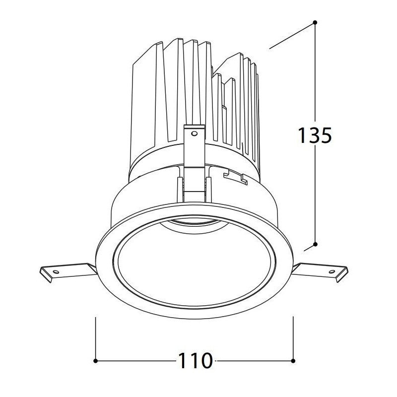 Tal Lighting MIX 26W ROUND Einbaustrahler