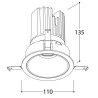 Tal Lighting MIX 26W ROUND Einbaustrahler